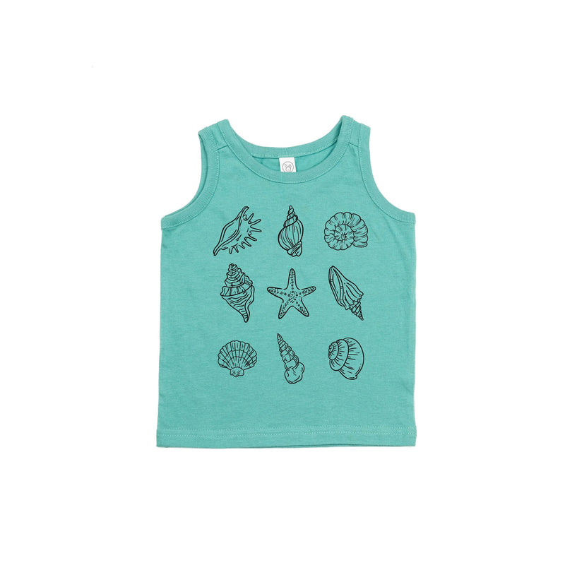 3x3 Seashells - Child TANK