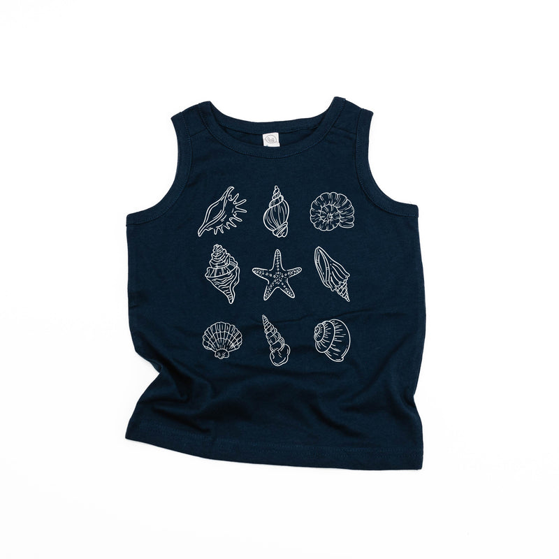 3x3 Seashells - Child TANK