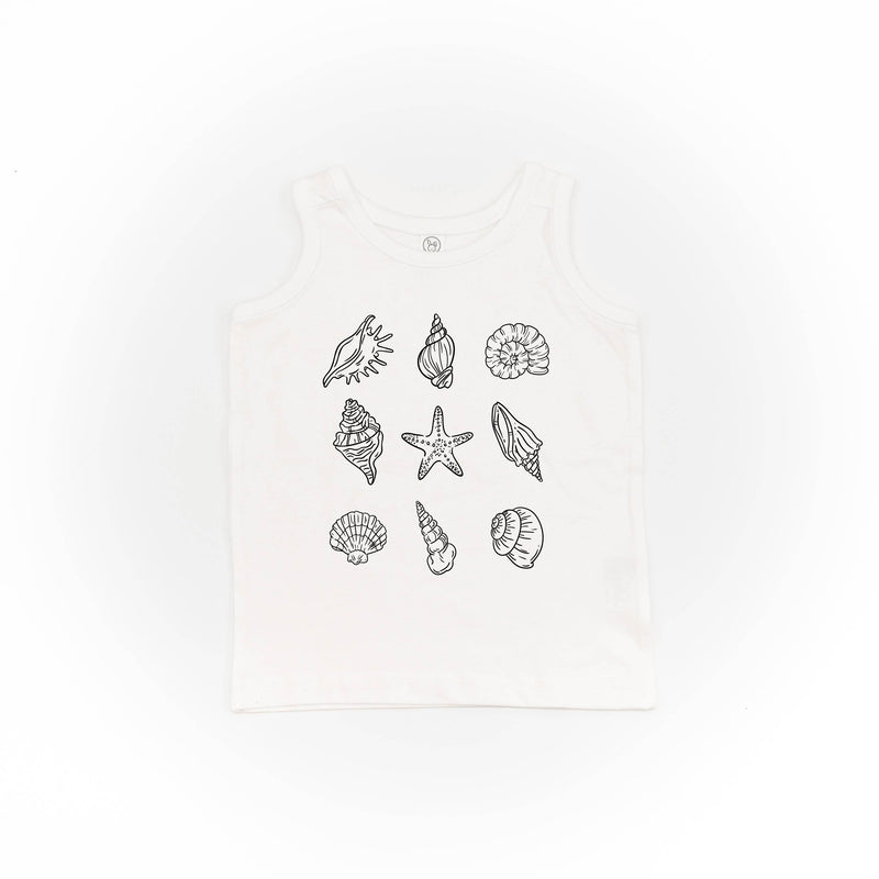 3x3 Seashells - Child TANK