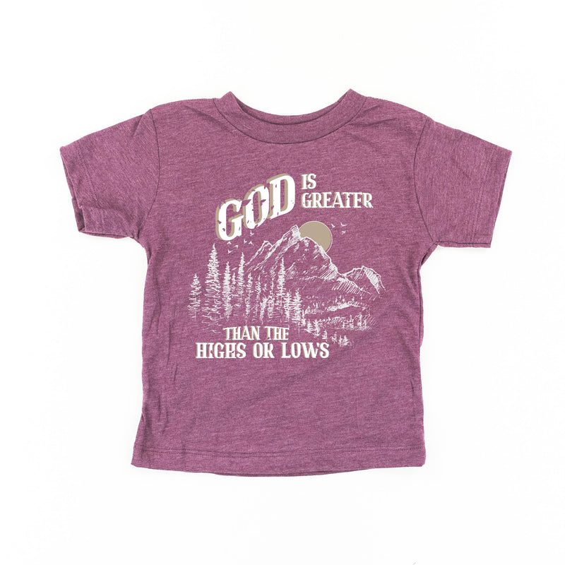 God Is Greater Than The Highs Or Lows - Child Tee