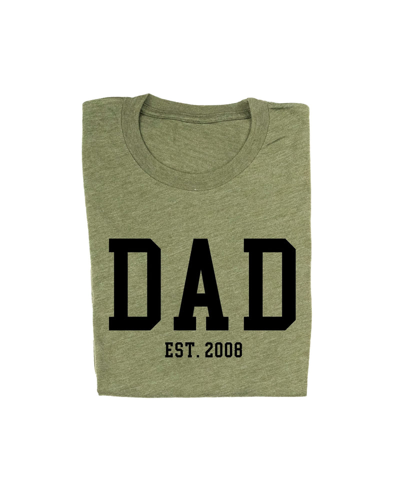 "(Choose Your Grandpa Name) - Est. (Select Your Year)" ﻿- Unisex Tee