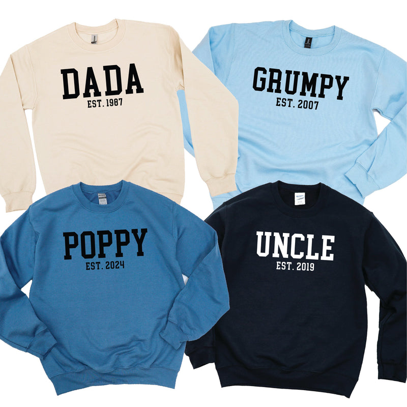 "(Choose Your Grandpa Name) - Est. (Select Your Year)" - BASIC Fleece