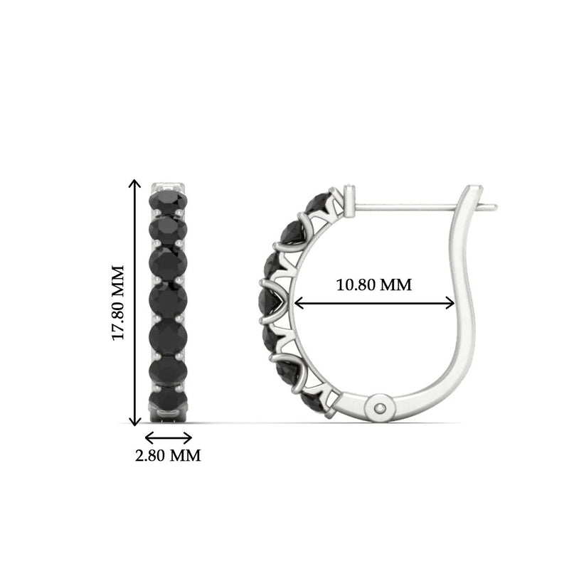 Modern Huggie Hoop Earrings