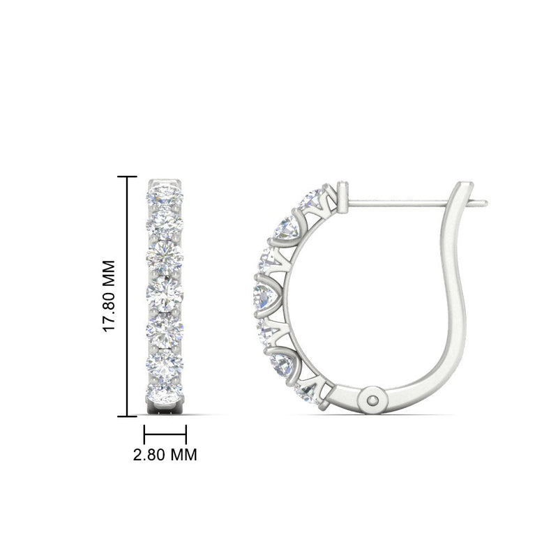 Modern Huggie Hoop Earrings