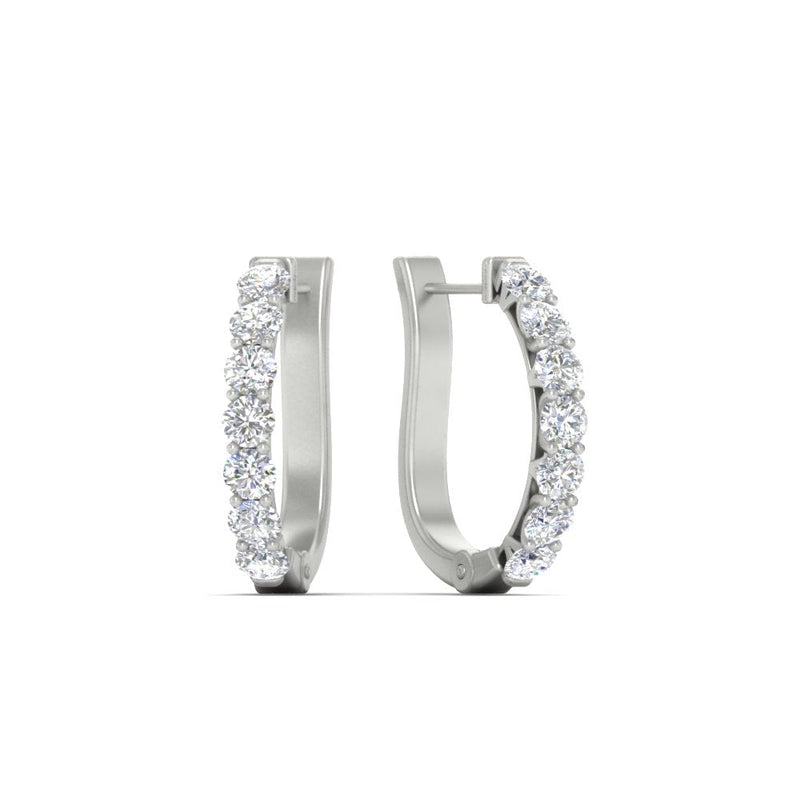 Modern Huggie Hoop Earrings