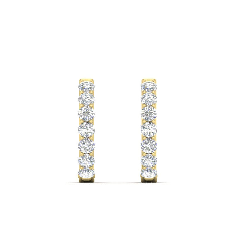 Modern Huggie Hoop Earrings