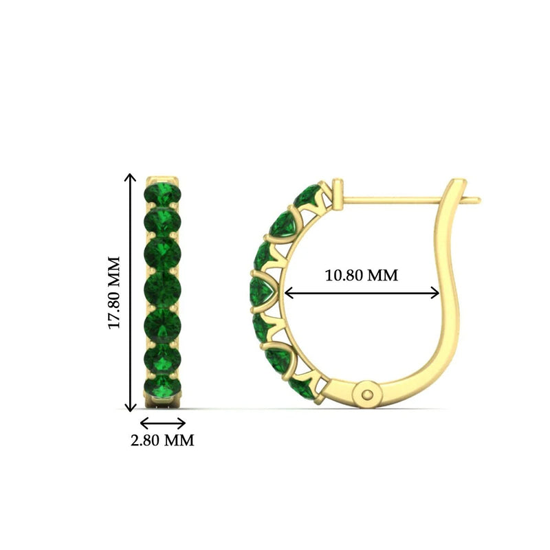 Modern Huggie Hoop Earrings
