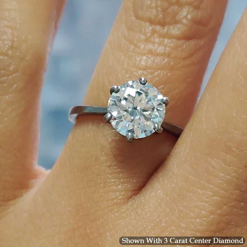 Classic Six Prong Solitaire Ring