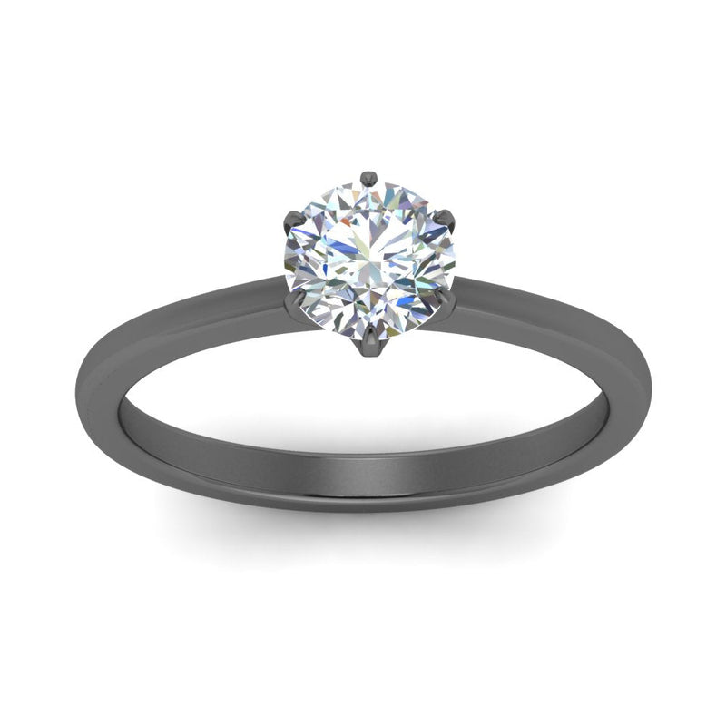 Classic Six Prong Solitaire Ring