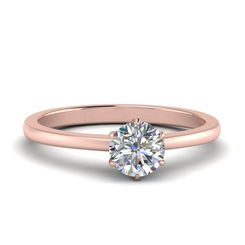 Classic Six Prong Solitaire Ring