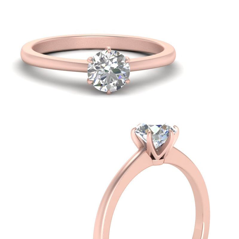 Classic Six Prong Solitaire Ring