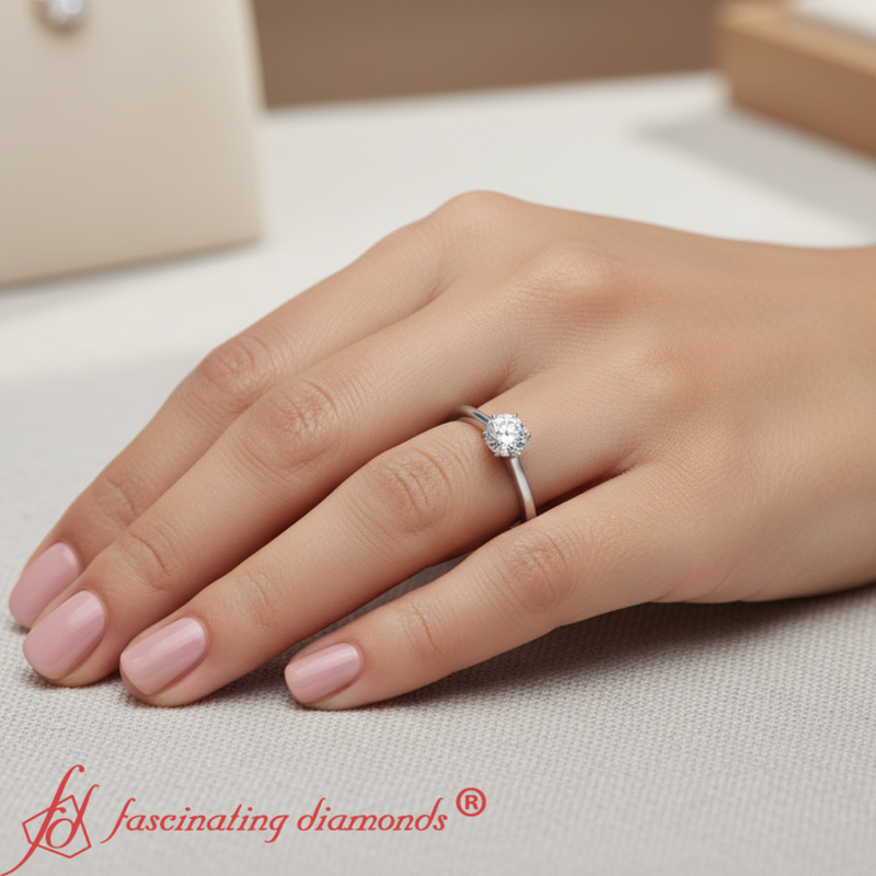 Classic Six Prong Solitaire Ring