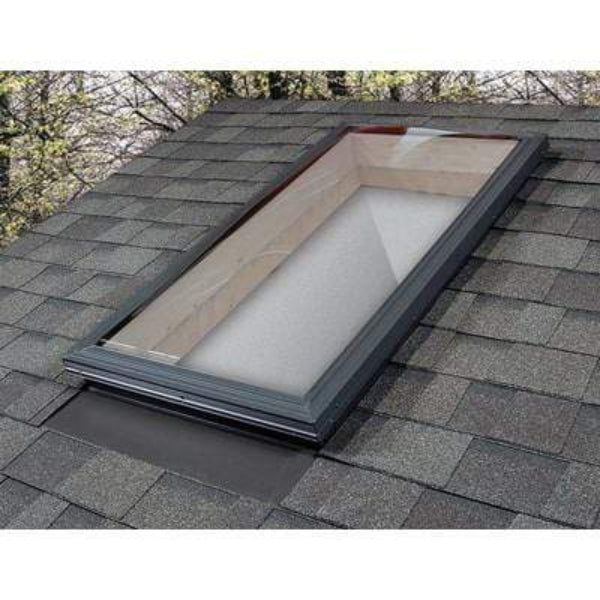 Fixed Curb Mount Impact Aluminum Skylight - Bronze/Clear