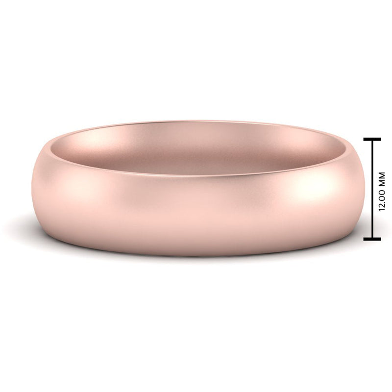 Comfort Fit Mens Wedding Band