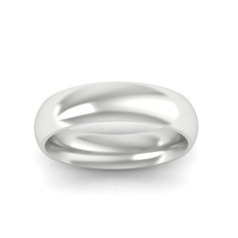 Minimalist 4mm Mens Wedding Band