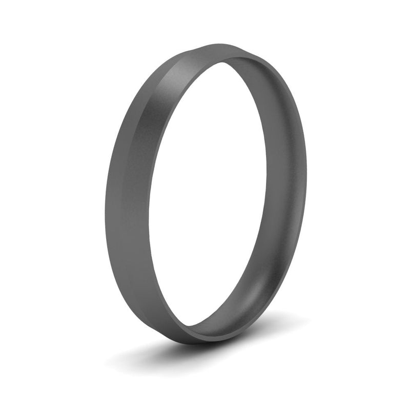 4 mm Comfort Fit Knife Edge Mens Band