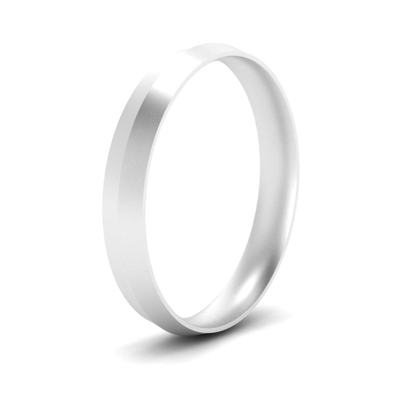 4 mm Comfort Fit Knife Edge Mens Band