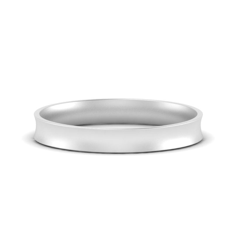 Comfort Fit Concave Mens Band