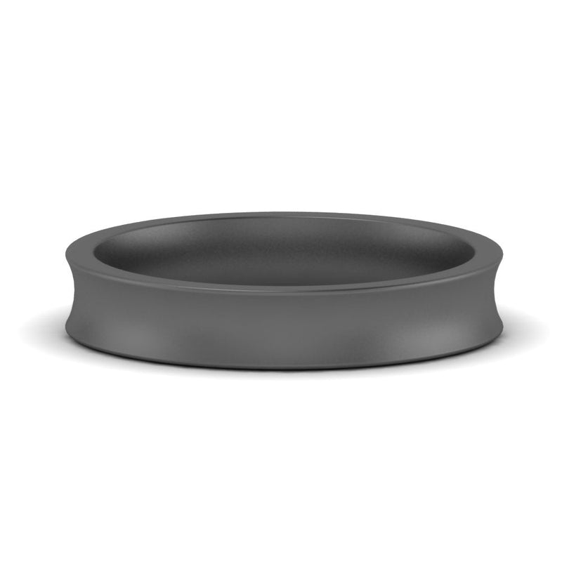 Comfort Fit Concave Mens Band