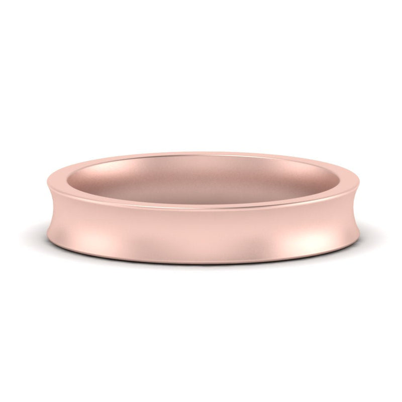 Comfort Fit Concave Mens Band