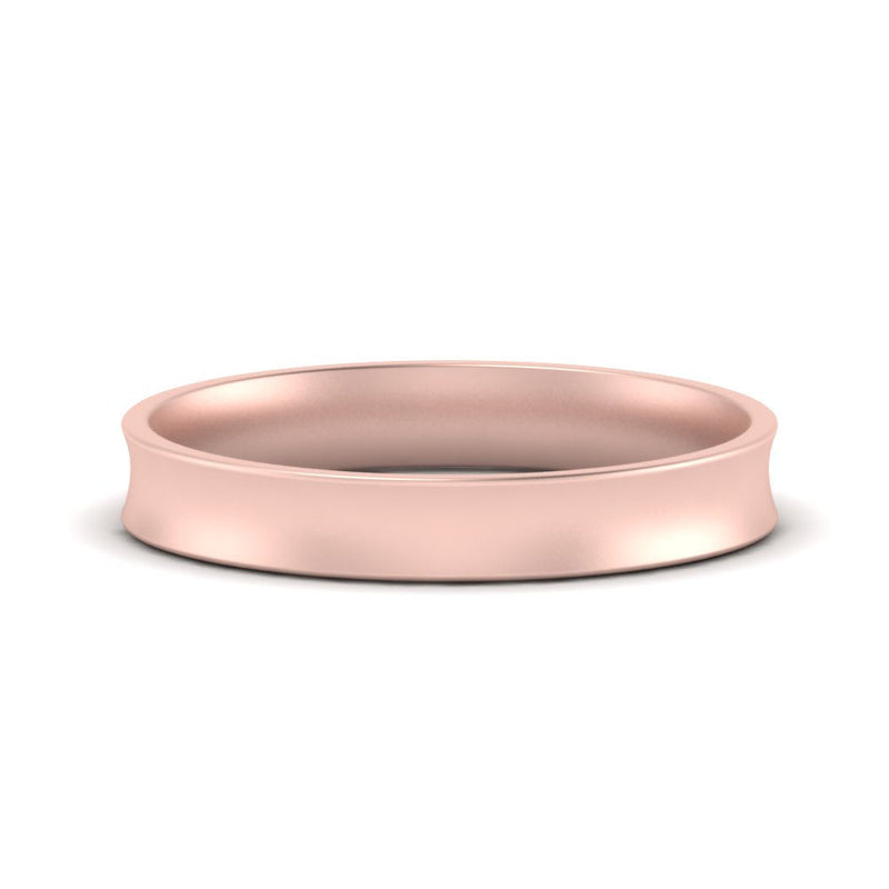 Comfort Fit Concave Mens Band