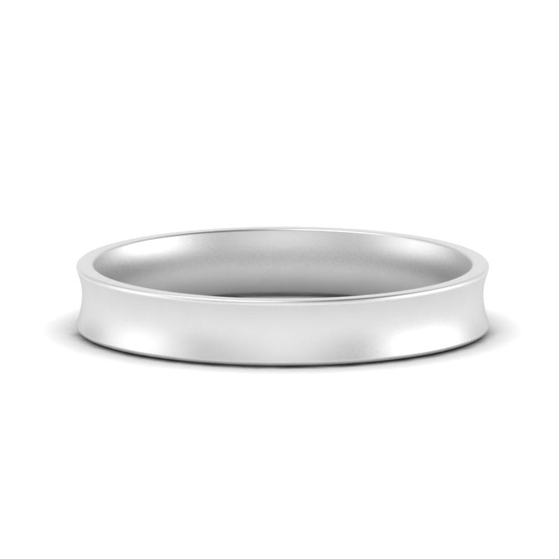 Comfort Fit Concave Mens Band