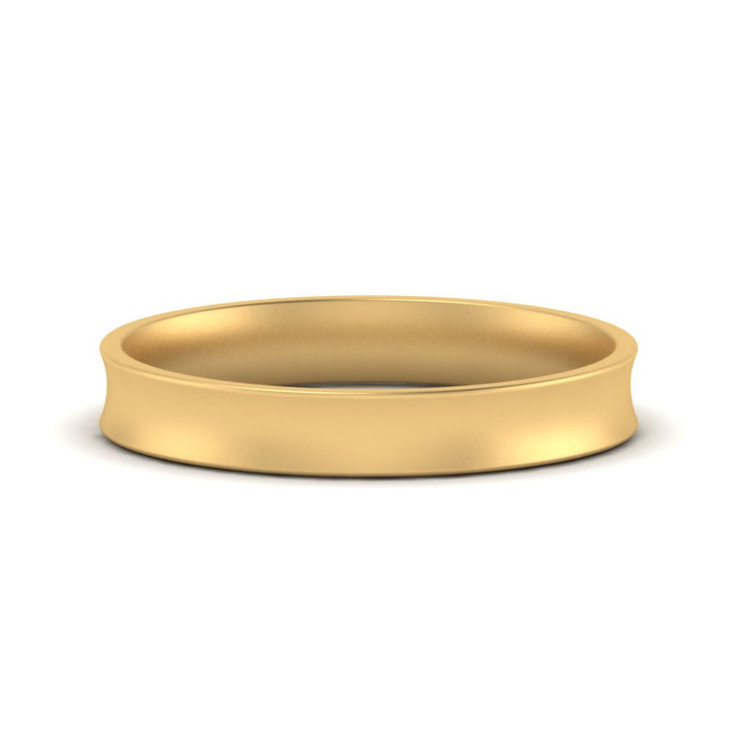 Comfort Fit Concave Mens Band