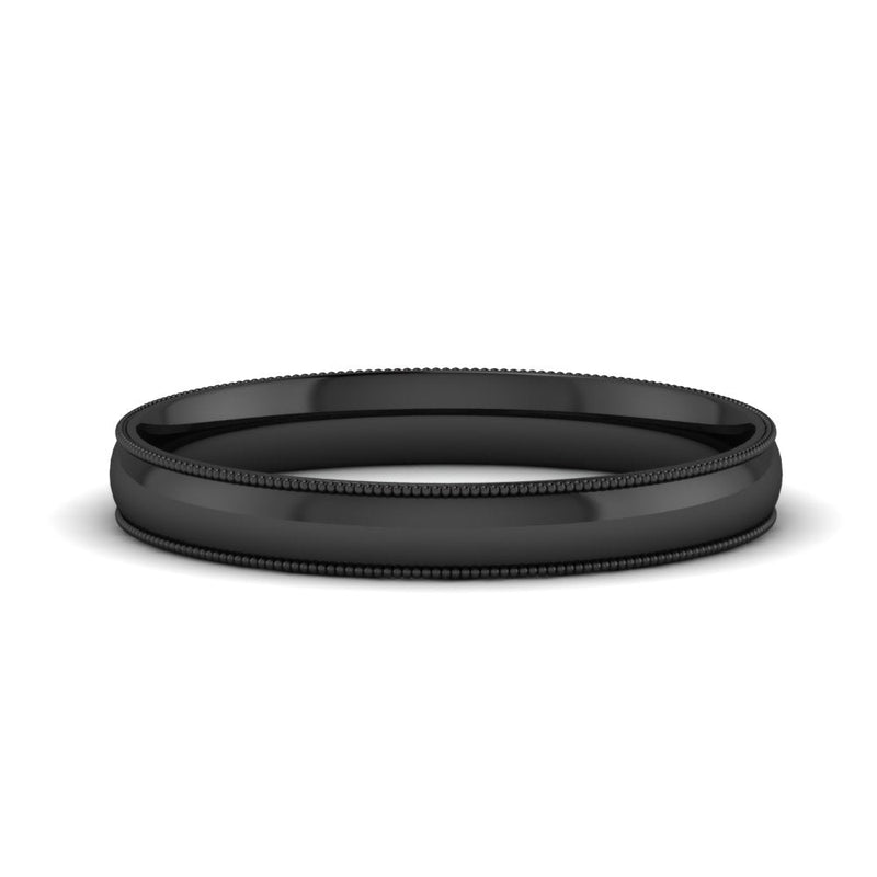 Comfort Fit Wedding Band Milgrain Edge