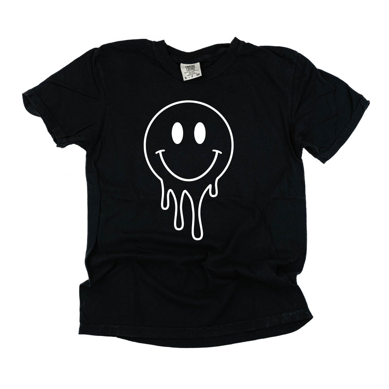 One of Those School Days - Melty Smiley (f & b) - Comfort Colors Tee