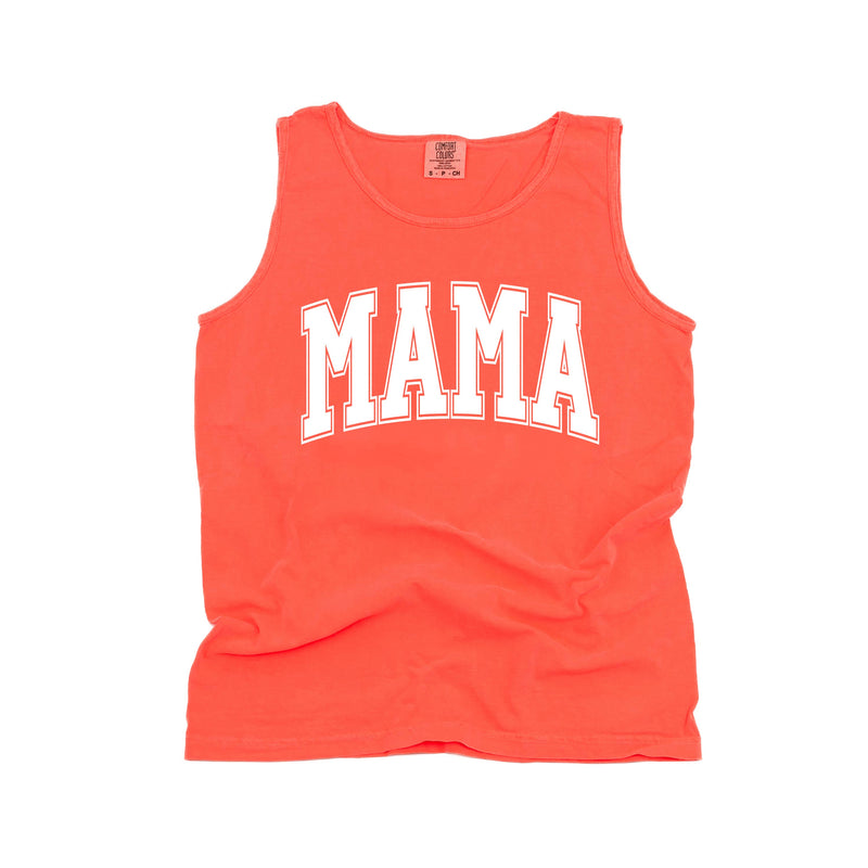 Mama - Varsity Outline - Comfort Colors Tank