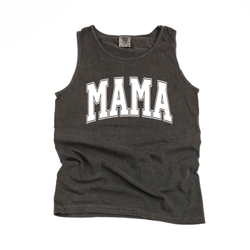 Mama - Varsity Outline - Comfort Colors Tank