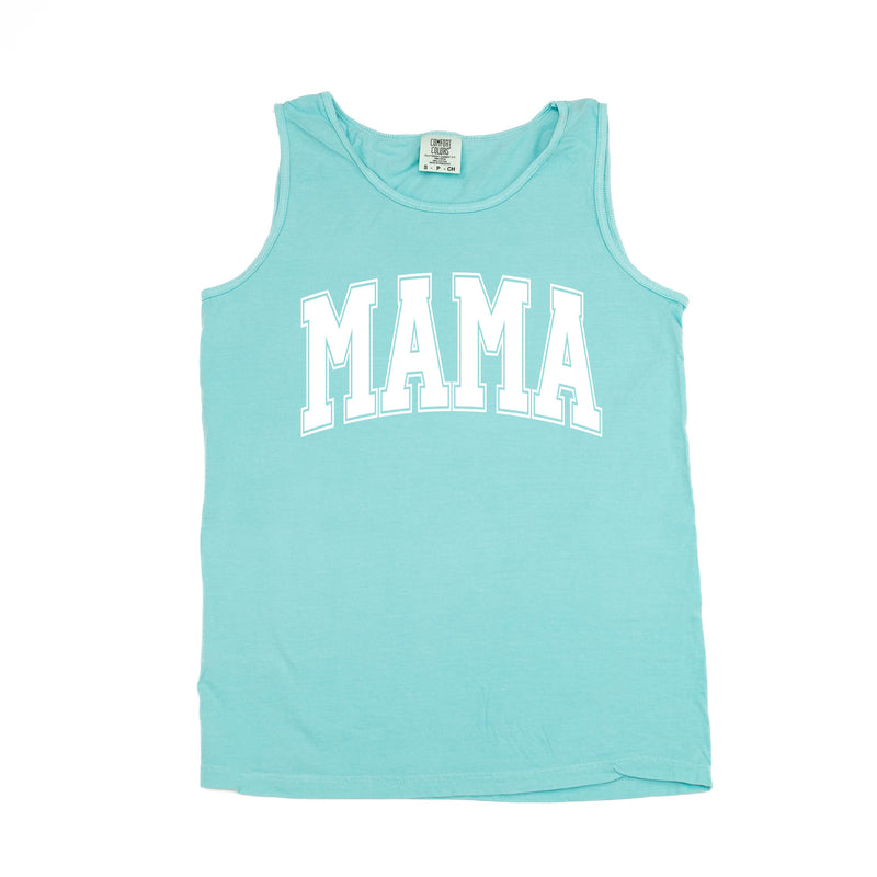 Mama - Varsity Outline - Comfort Colors Tank