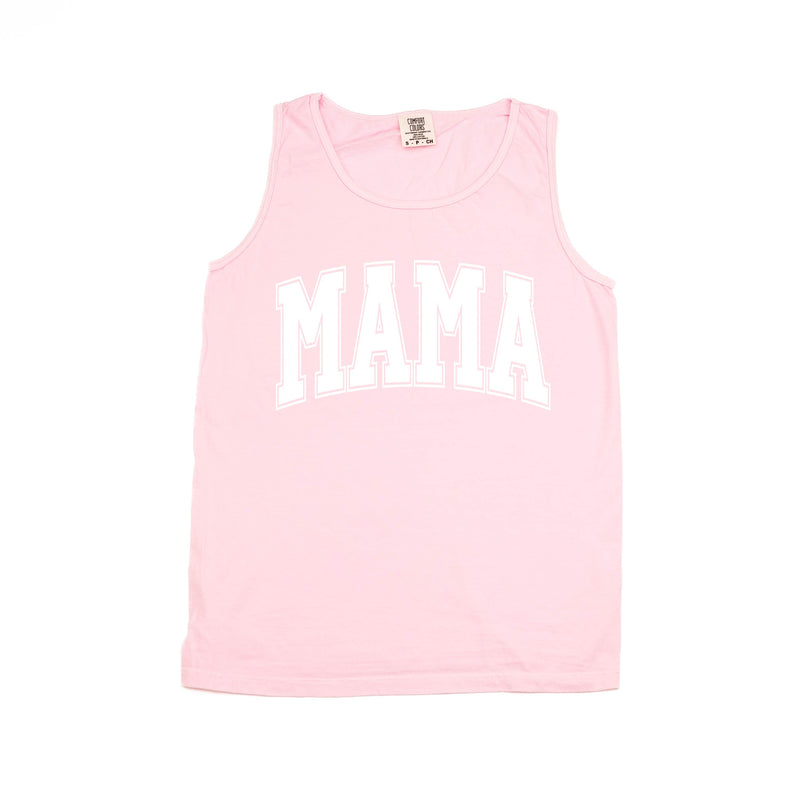 Mama - Varsity Outline - Comfort Colors Tank