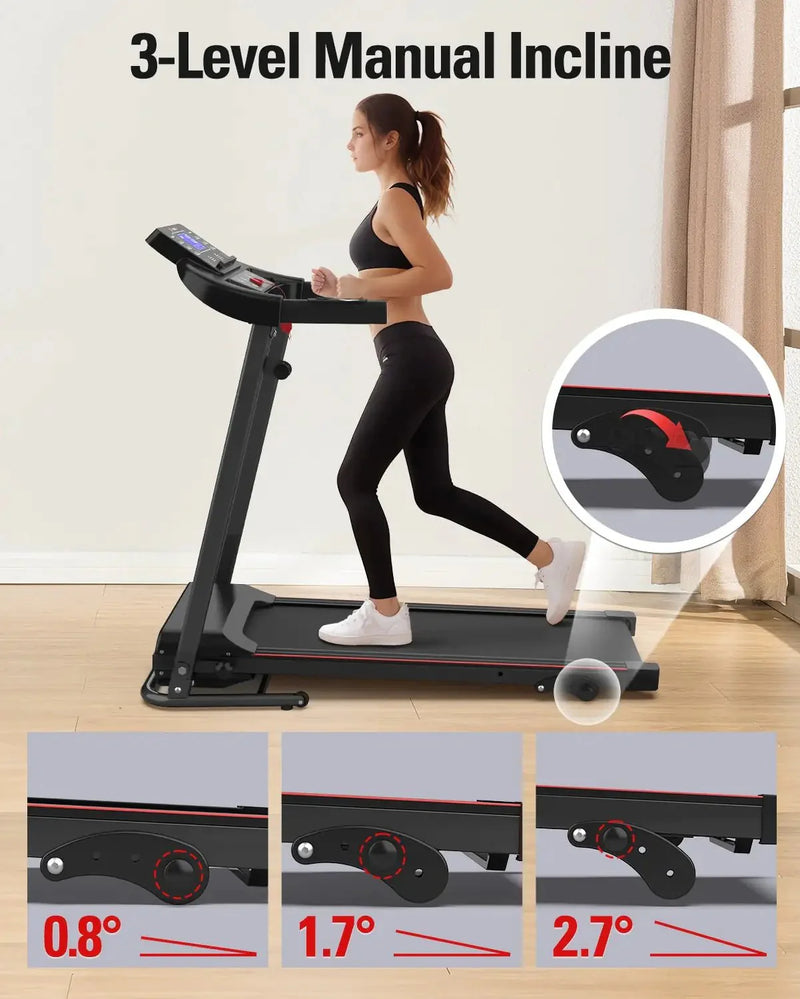Foldable HIIT Treadmill Walker for Small Spaces