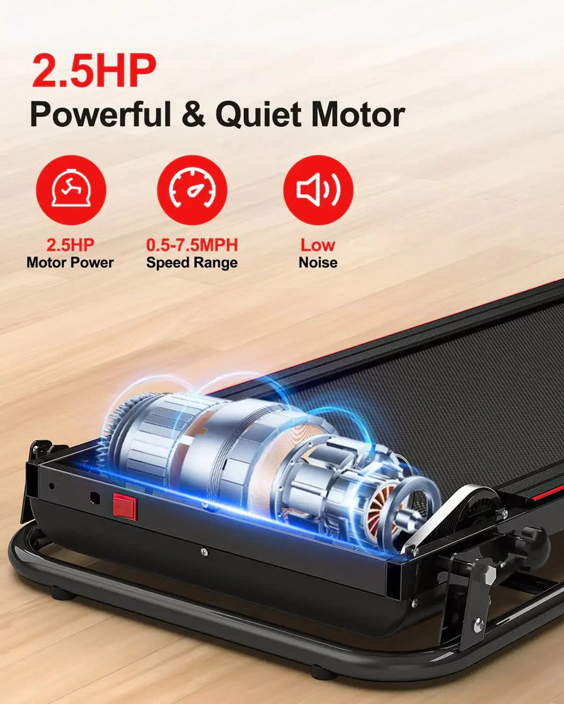 Foldable HIIT Treadmill Walker for Small Spaces