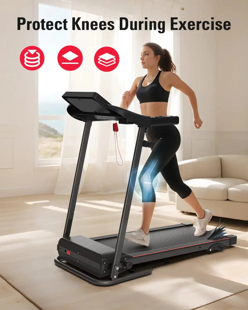 Foldable HIIT Treadmill Walker for Small Spaces