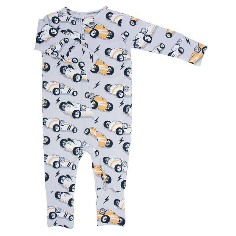Vintage Racecars Convertible Romper