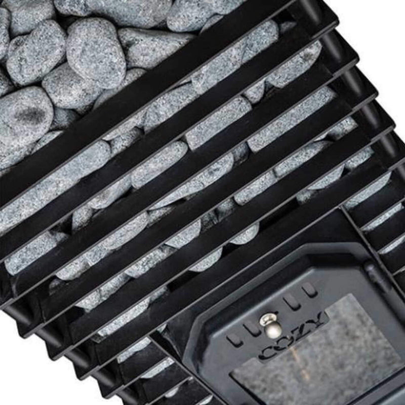 Cozy Heat Quattro Wood-Fired Sauna Stove With Sauna Stones [COZY QUATTRO] (SAK23947)