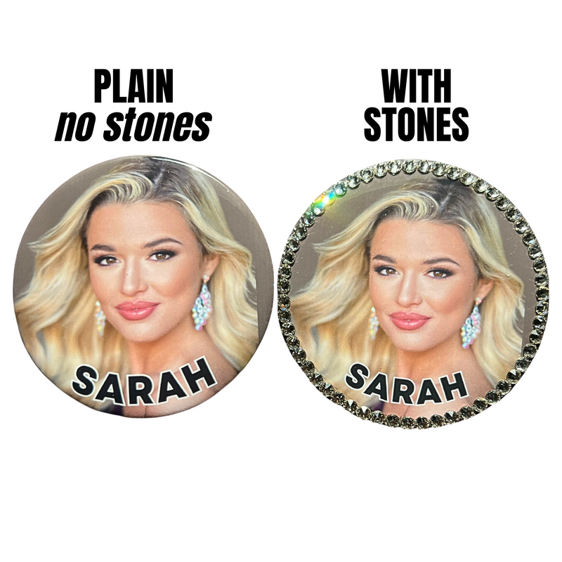 Custom 3" Photo Button