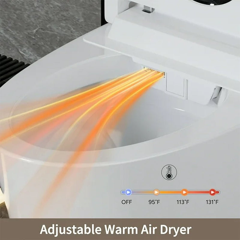 Alora Premium Smart Tankless Bidet Toilet W/ Adjustable Heated Seat, Water & Air Dryer (96174253)