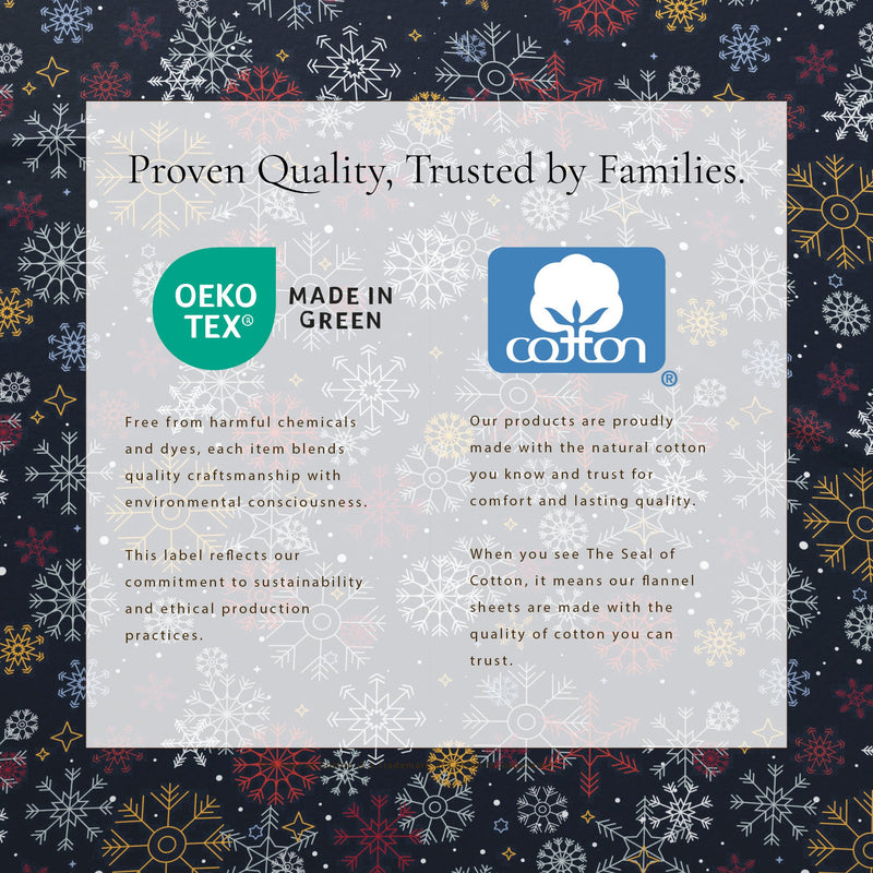 4-Piece Turkish Cotton Flannel Sheet - Lakeview Collection