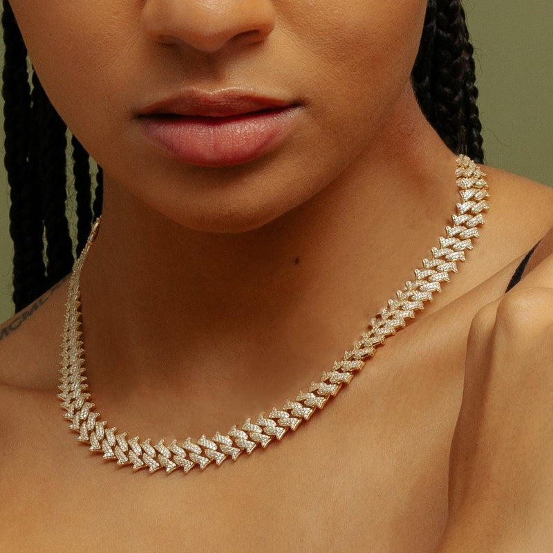 Iced Spiked Cuban Chain