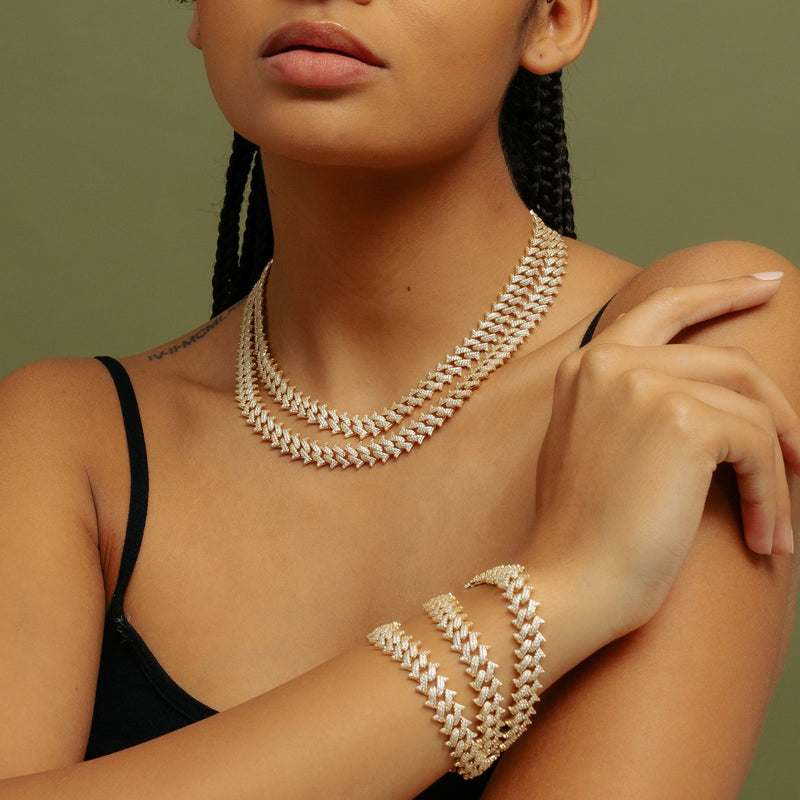 Iced Spiked Cuban Chain