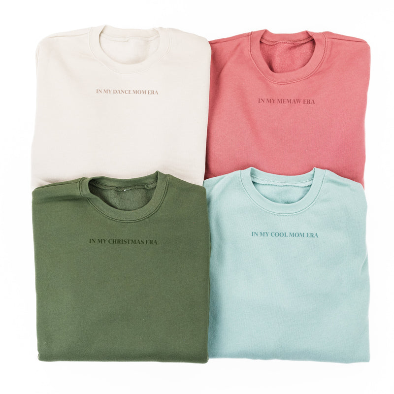 Embroidered SUPER-SOFT Fleece - "IN MY ___ ERA" - Enter Your Custom Name (Tone on Tone Thread)