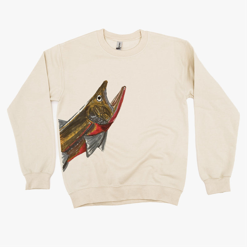 Cutthroat Trout - Hand Drawn - BASIC Fleece
