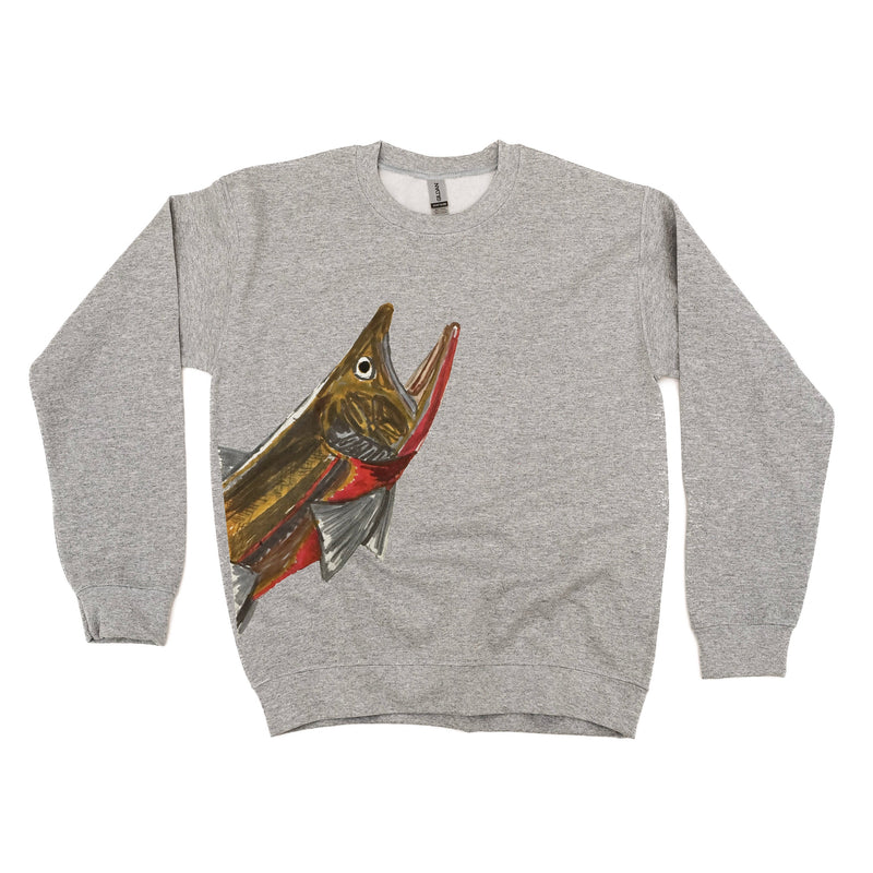 Cutthroat Trout - Hand Drawn - BASIC Fleece