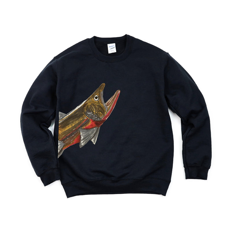 Cutthroat Trout - Hand Drawn - BASIC Fleece