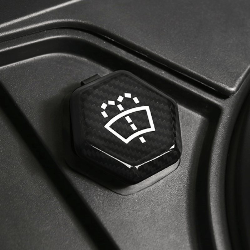 [Real Carbon Fiber] Glass Water Cover For Cybertruck