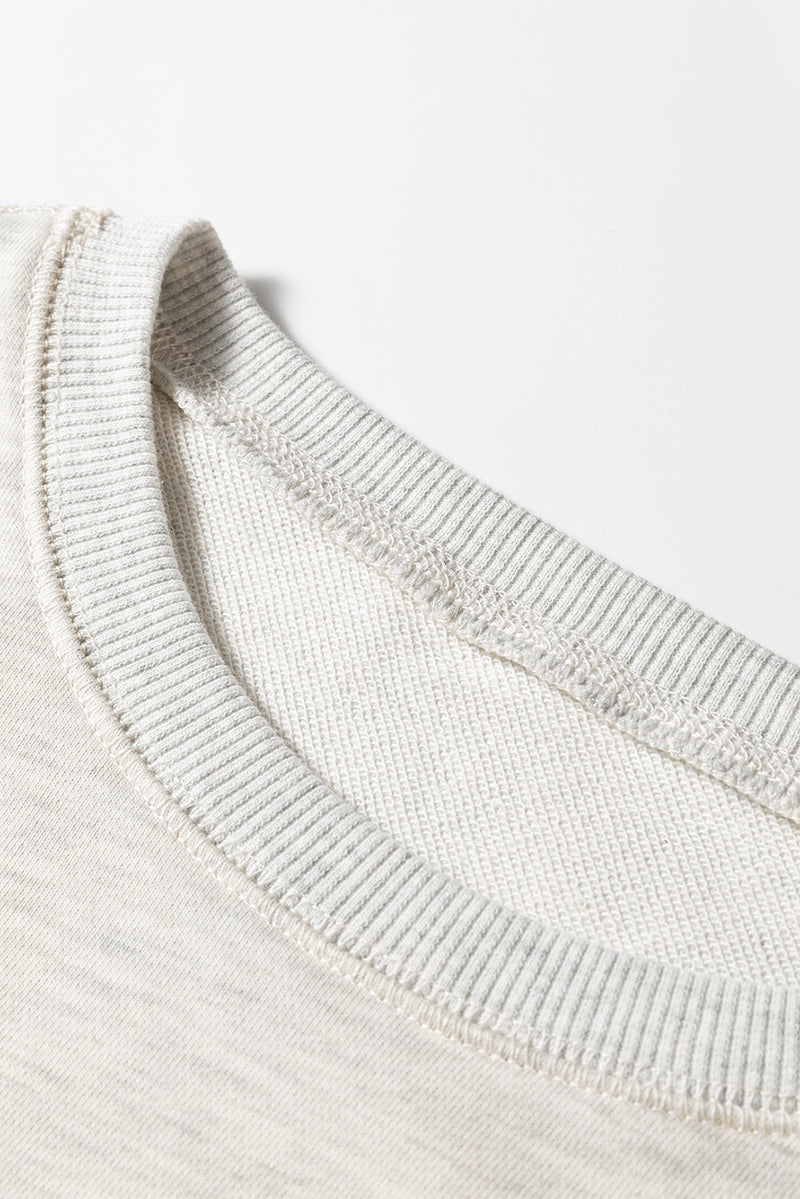 Maci Patchwork Drop Shoulder Sweatshirt