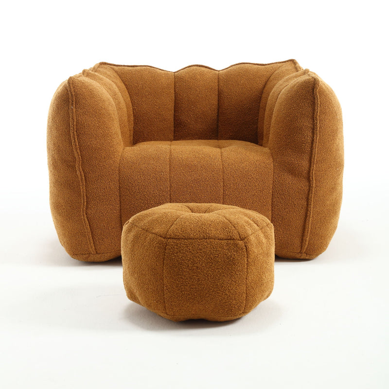 Soft Bean Bag Chair With High Resilient Foam